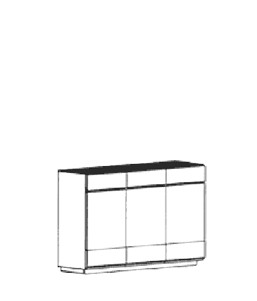 Carat Sideboard Typ 890 - Weiß