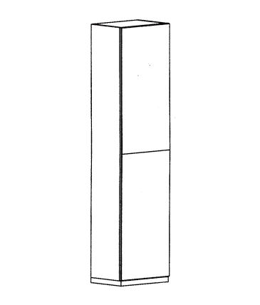 Cade Mehrzweckschrank Typ 110 L - Basalt